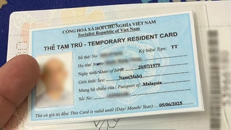 Hồ sơ và thủ tục đăng ký tạm trú cho người nước ngoài mới nhất 2025 5 the-tam-tru-cho-nguoi-nuoc-ngoai