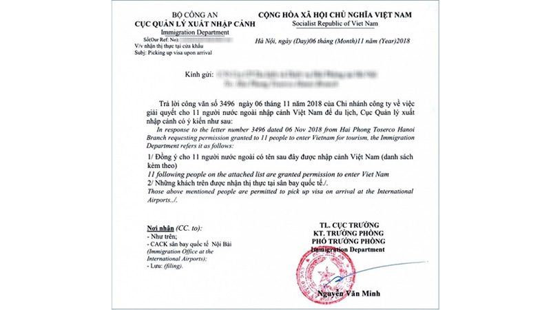 Công văn nhập cảnh Việt Nam: Thủ tục và những điều cần biết 5 cong-van-nhap-canh-viet-nam