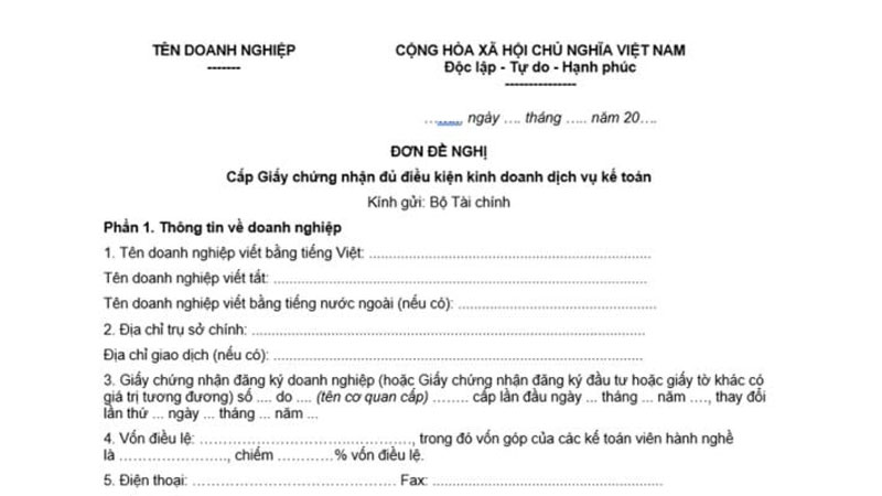 Thủ tục và điều kiện thành lập công ty dịch vụ kế toán 7 Dịch vụ thành lập công ty dịch vụ kế toán tốt nhất