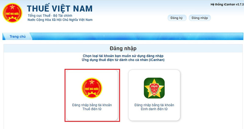 Thời gian, thủ tục và hồ sơ kê khai thuế ban đầu cho doanh nghiệp mới 8 Đăng ký tài khoản thuế điện tử trên cổng thông tin Tổng cục Thuế